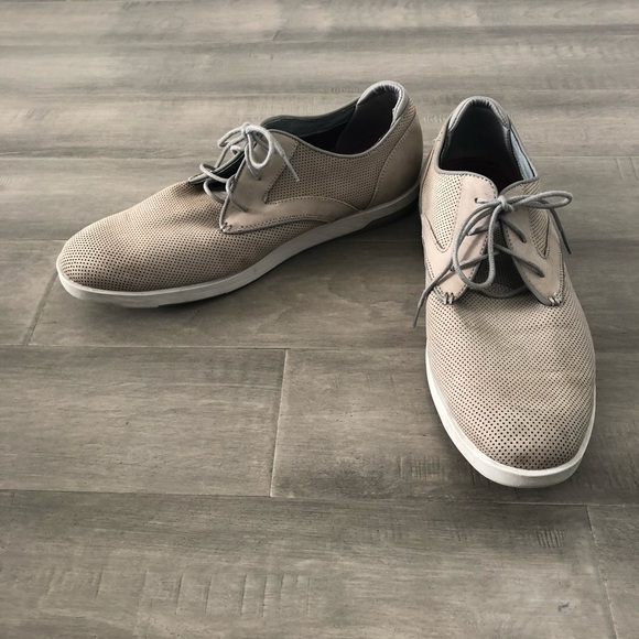 MARK Nason Leather knitted Lace-up  shoes size 11 - Picture 2 of 10